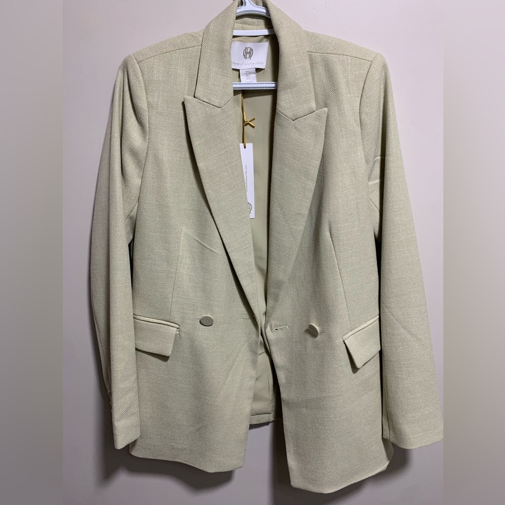 House of Harlow 1960 Sage Green Blazer